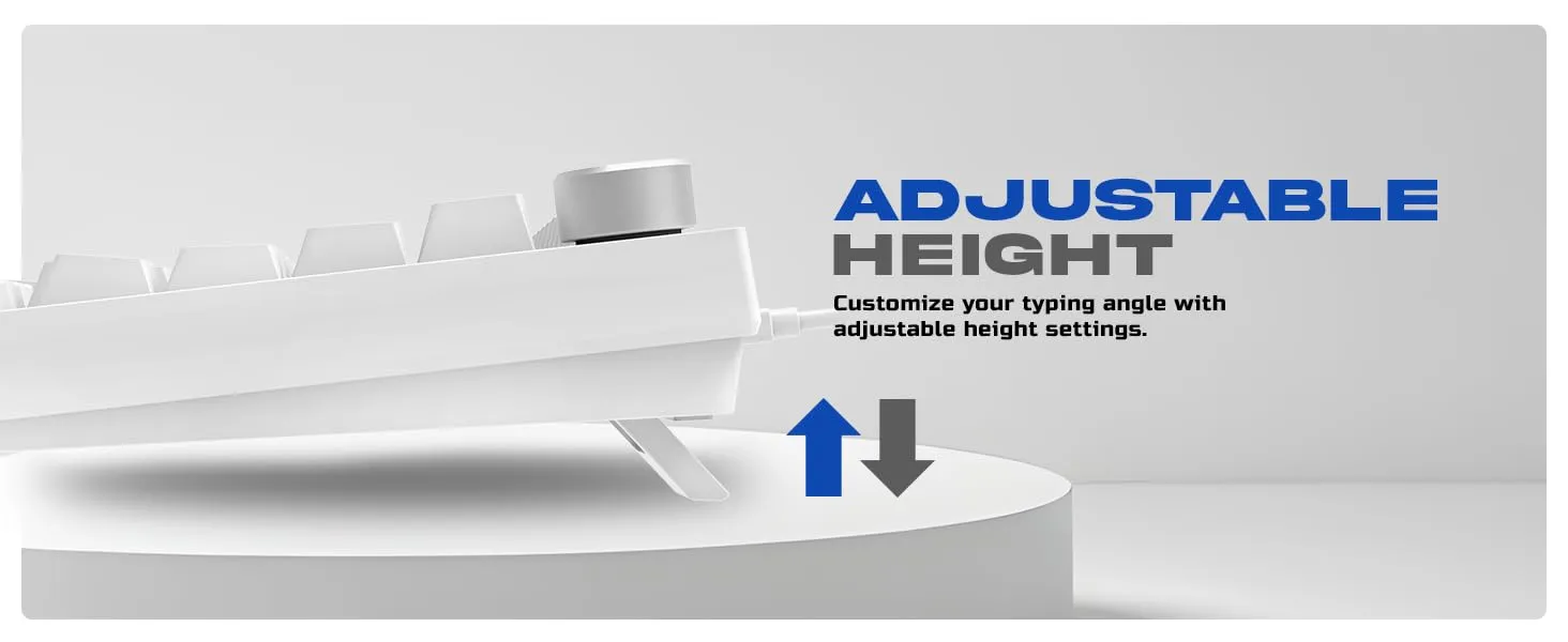 Cosmic Byte Phantom TKL Gasket Mechanical Wired Swappable Keyboard with PreLubed Switches (White) overview 10