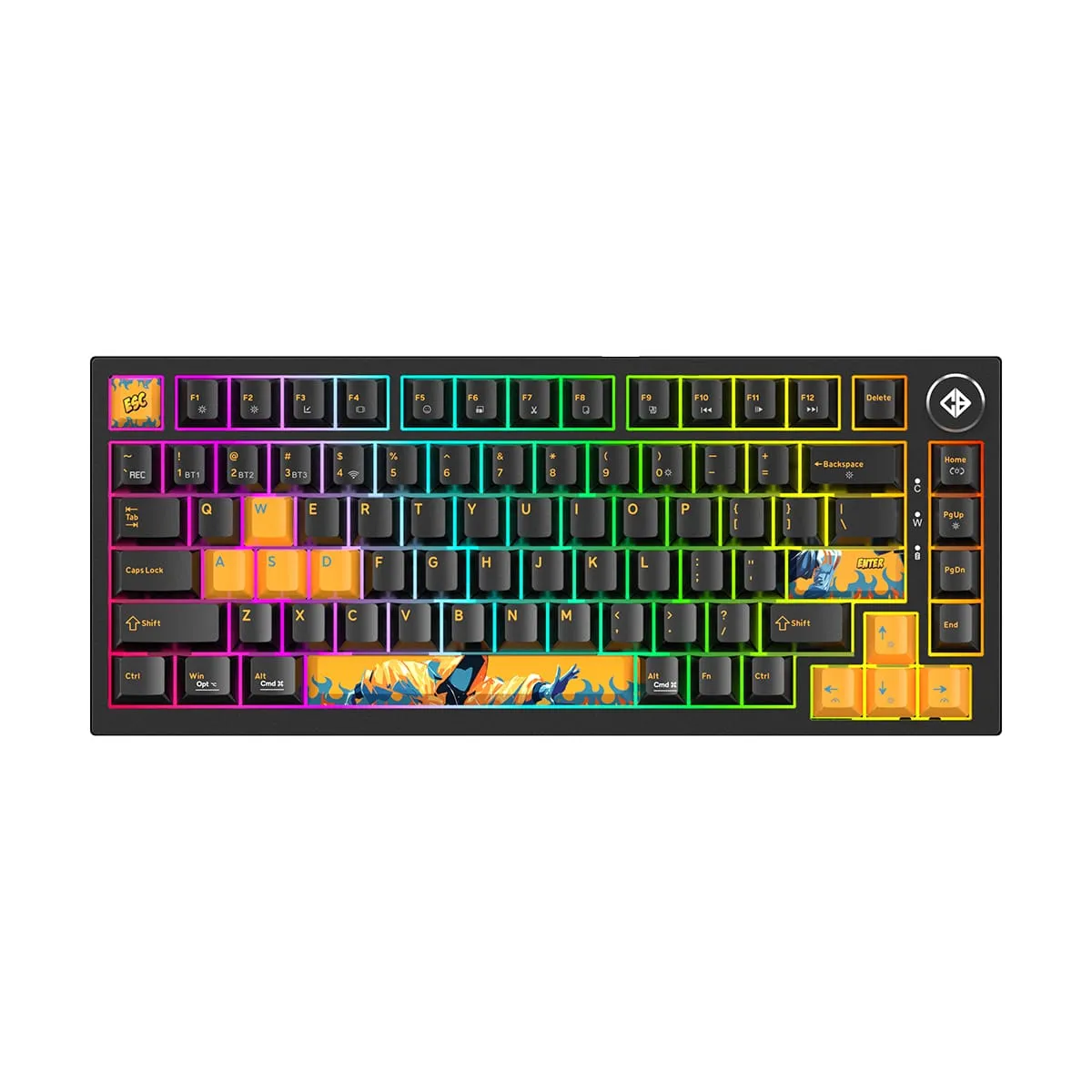 Cosmic Byte Phantom TKL Tri-Mode Gasket Hot Swappable Mechanical Switch Keyboard