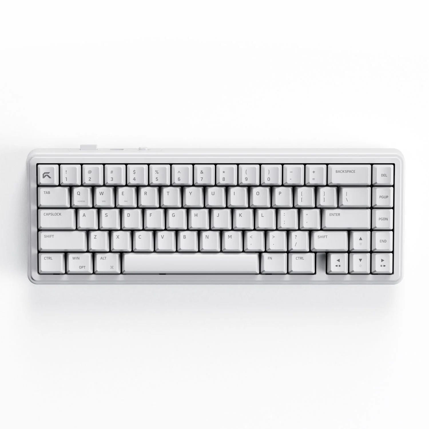 Cybeart Akula 65 - Compact 65% Wireless RGB Mechanical Keyboard (Signature Edition - White)