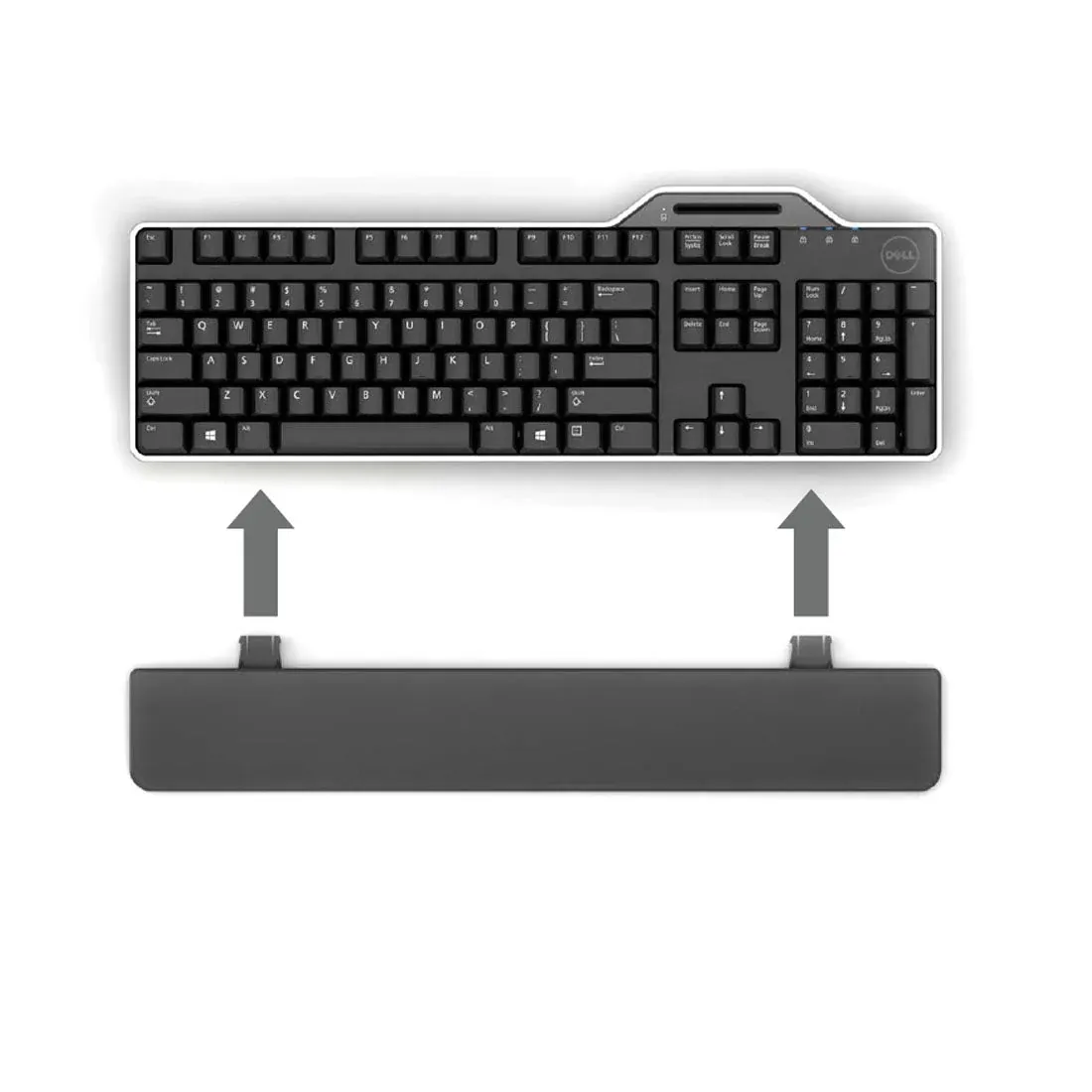 DELL KB813 Smartcard International English Wired USB Standard Desktop Keyboard (Black) overview 1