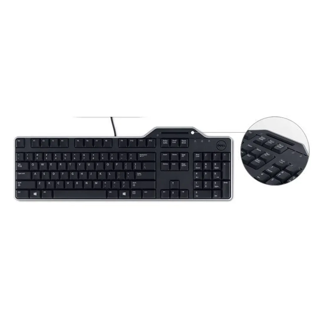DELL KB813 Smartcard International English Wired USB Standard Desktop Keyboard (Black) overview 2