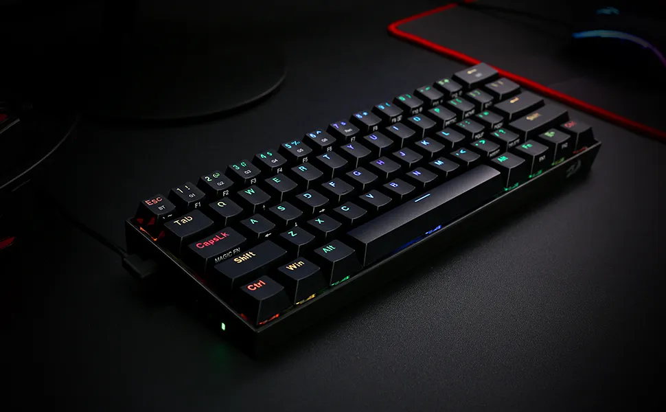 DRACONIC PRO K530 PRO - 60% BLUETOOTH+2.4HZ+WIRED MECHANICAL KEYBOARD (BROWN SWITCH) overview 7