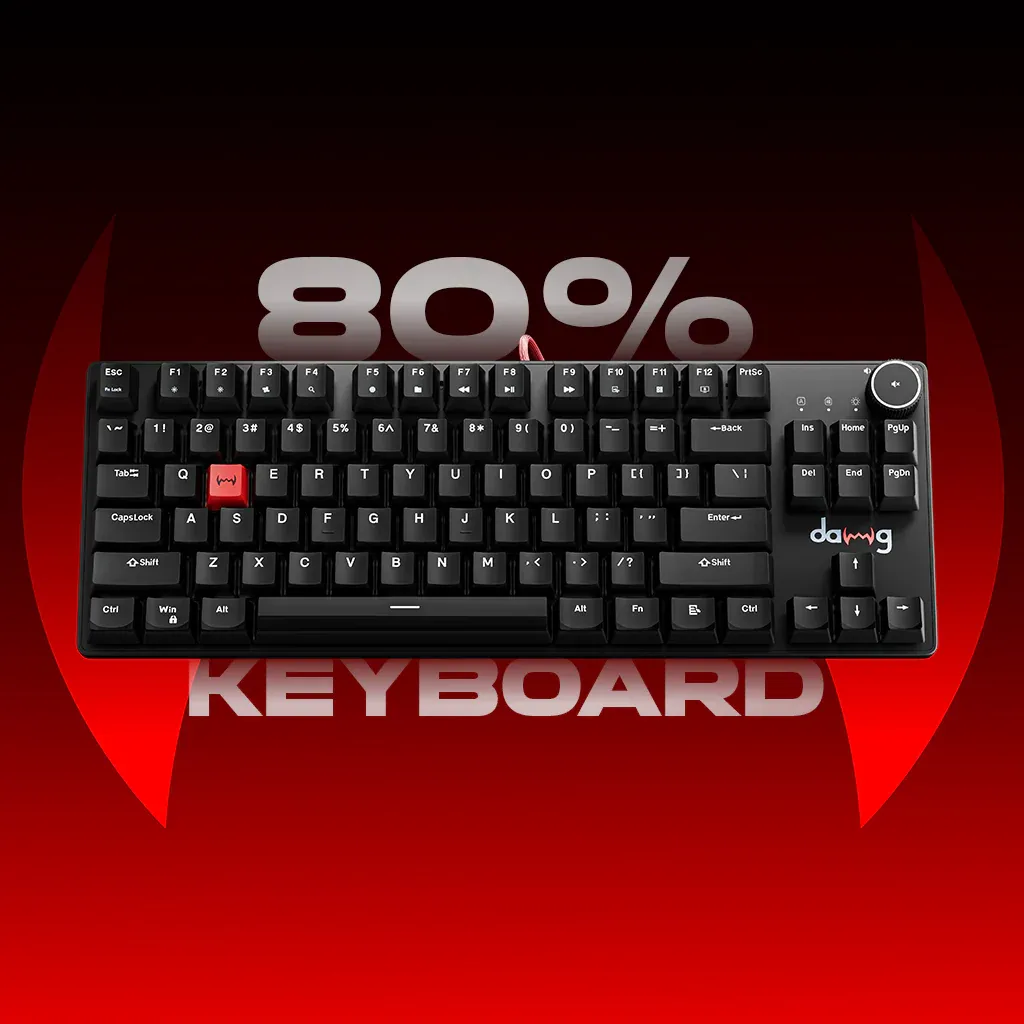 Dawg HighKEY 373 Mechanical Gaming Keyboard with Blue Glacier Switches overview 1