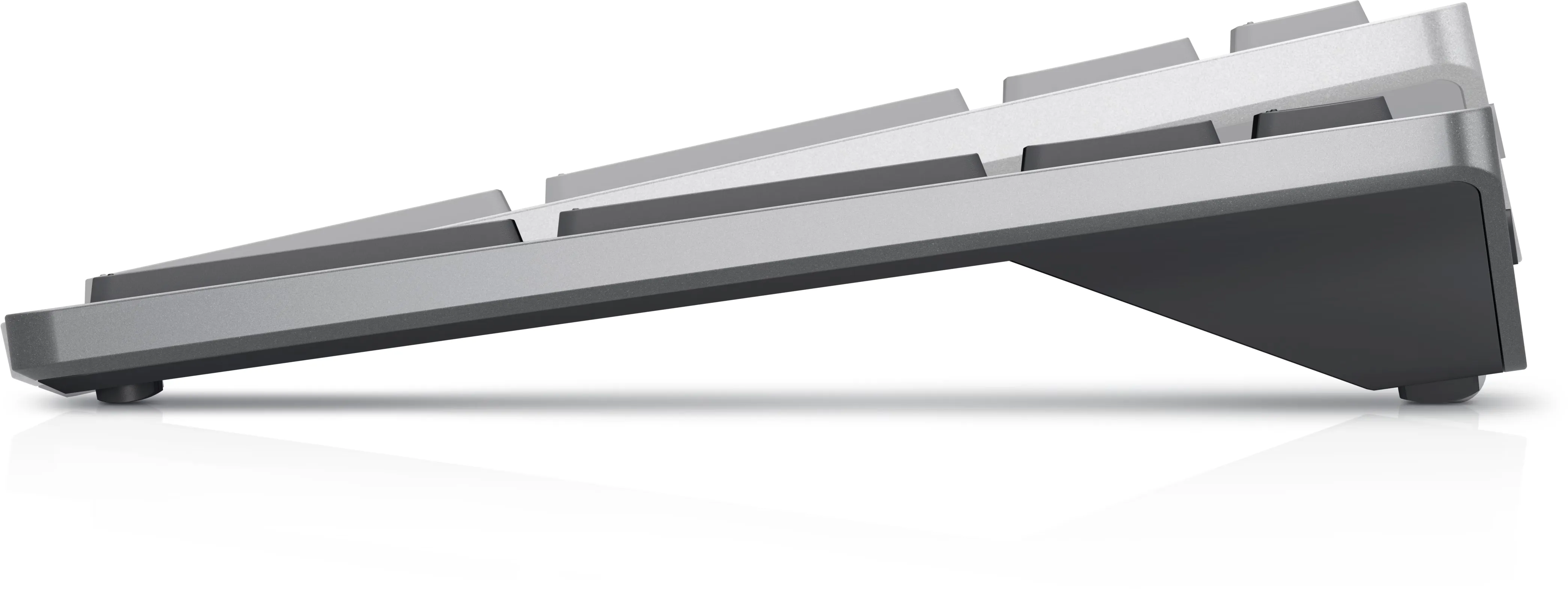 Dell KB740 Compact Multi-Device Wireless Keyboard (Gray) overview 3