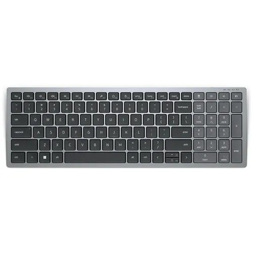 Dell KB740 Compact Multi-Device Wireless Keyboard (Gray)