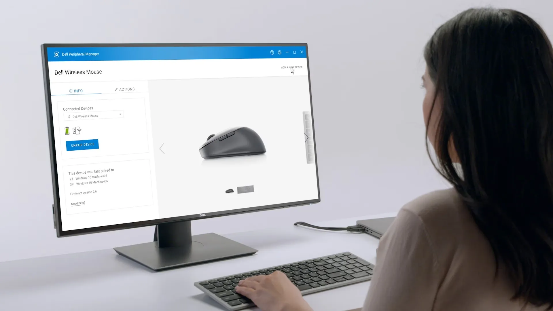 Dell Pro Wireless Keyboard and Mouse (KM5221) overview 1
