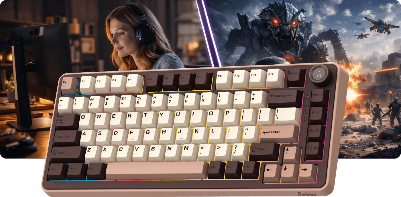Fingers QuikFINGERS Lethal-GK1 Mechanical Gaming Keyboard overview 7