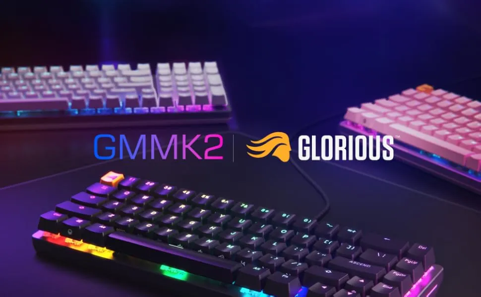 Glorious GMMK 2 TKL 65% Percent Gaming Keyboard RGB Black overview 6