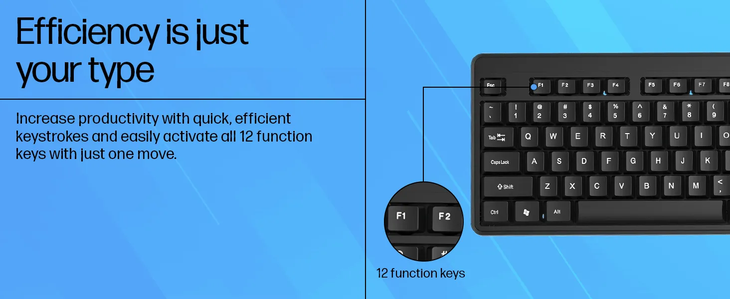 HP KM200 Wireless Mouse and Keyboard Combo overview 2