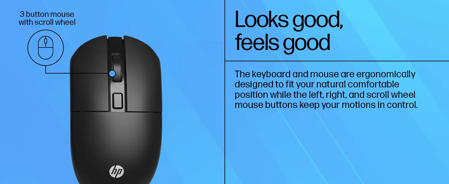 HP KM200 Wireless Mouse and Keyboard Combo overview 4
