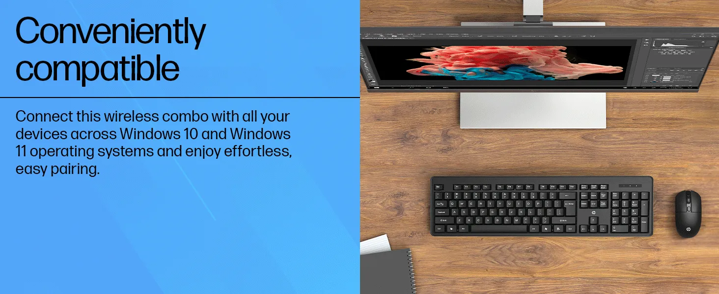 HP KM200 Wireless Mouse and Keyboard Combo overview 5