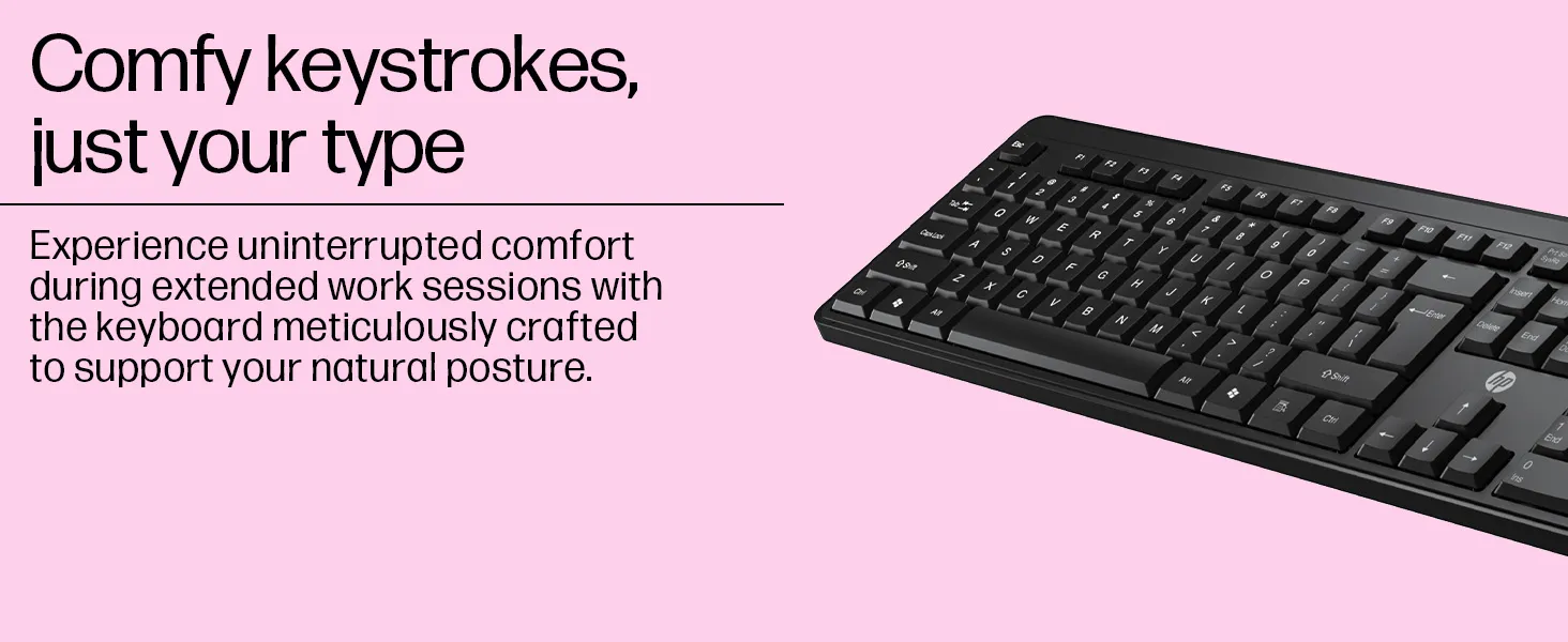 Hp K100 Wired Mechanical Switches Keyboard (7J4G1AA) overview 3