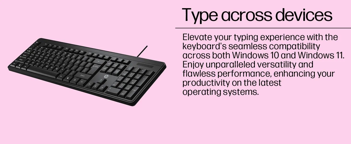 Hp K100 Wired Mechanical Switches Keyboard (7J4G1AA) overview 6