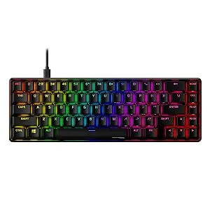 HyperX Alloy Origins 65 Mechanical Gaming Keyboard Aqua Switch overview 2