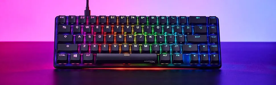 HyperX Alloy Origins 65 Mechanical Gaming Keyboard Red Switch overview 1
