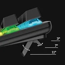 HyperX Alloy Origins Core PBT- Blue Mechanical Switch RGB Gaming Keyboard overview 9
