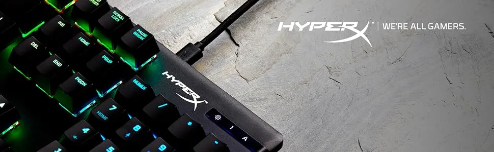 HyperX Alloy Origins Red Linear Switches Keyboard overview 1