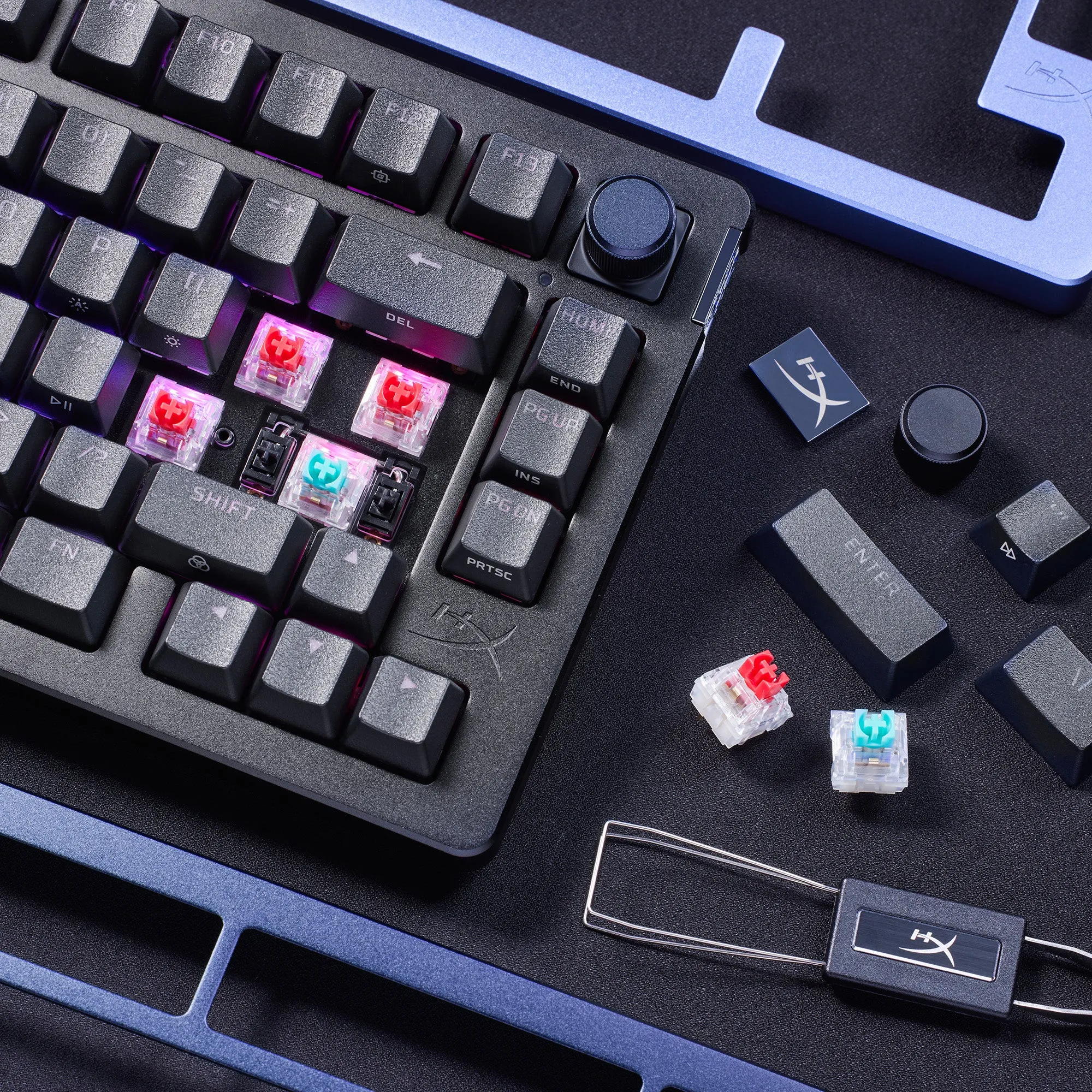 HyperX Alloy Rise Mechanical Gaming Keyboard US Layout HyperX Red Linear (7G7A3AA#ABA) overview 1