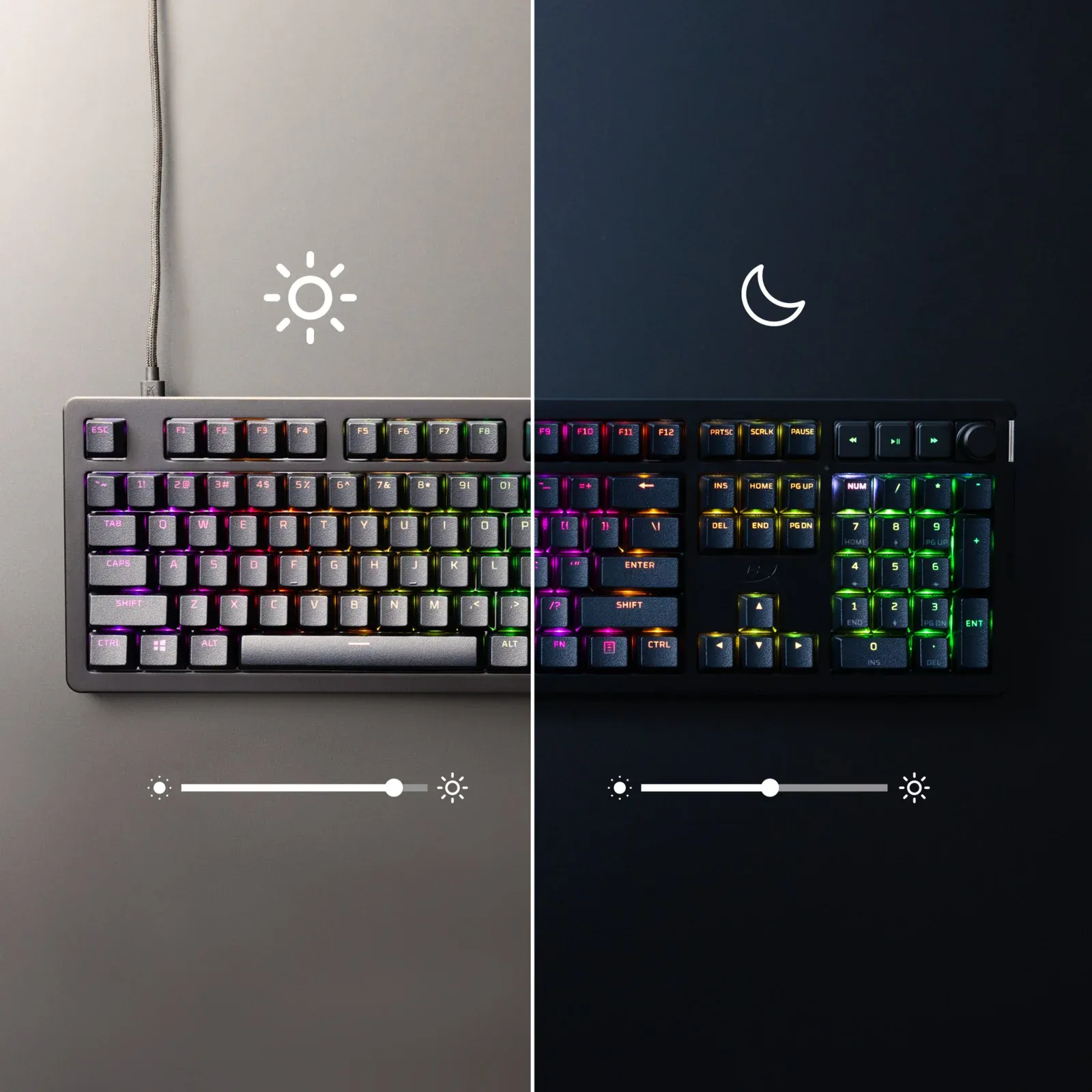 HyperX Alloy Rise Mechanical Gaming Keyboard US Layout HyperX Red Linear (7G7A3AA#ABA) overview 2