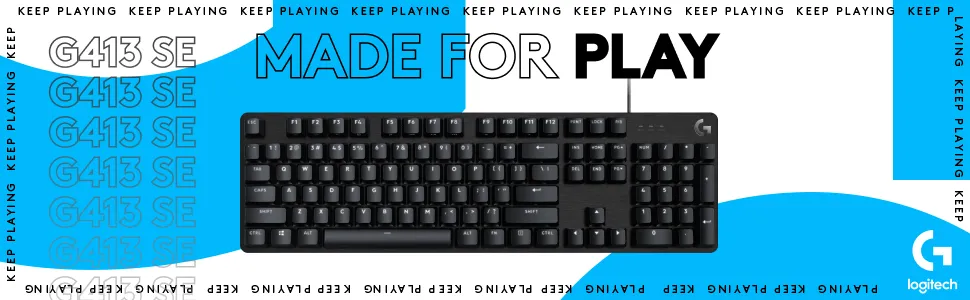 Logitech G413 SE Full Size Mechanical Gaming Keyboard overview 1