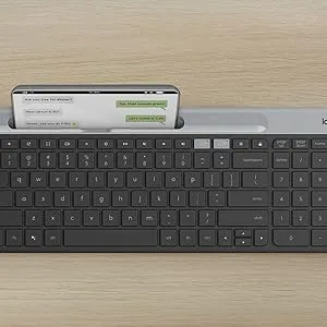 Logitech K580 Slim Wireless Keyboard - Graphite overview 1