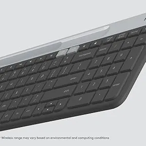 Logitech K580 Slim Wireless Keyboard - Graphite overview 4