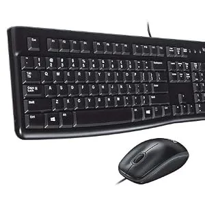 Logitech MK120 Wired USB Keyboard and Mouse Combo (Black) overview 2