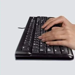 Logitech MK120 Wired USB Keyboard and Mouse Combo (Black) overview 3