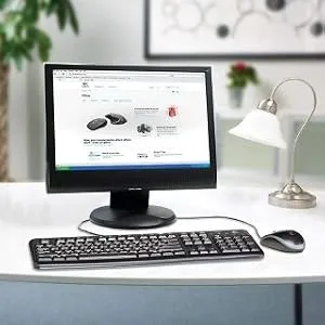 Logitech MK120 Wired USB Keyboard and Mouse Combo (Black) overview 7