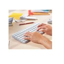 Logitech MX Keys Mini Wireless Keyboard - Pale Grey overview 2