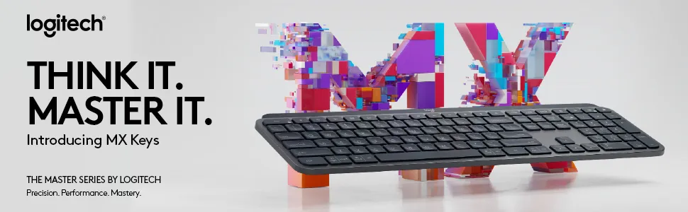 Logitech MX Keys Wireless Keyboard overview 1