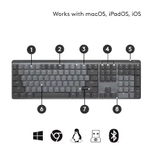 Logitech MX Mechanical Wireless Keyboard overview 9