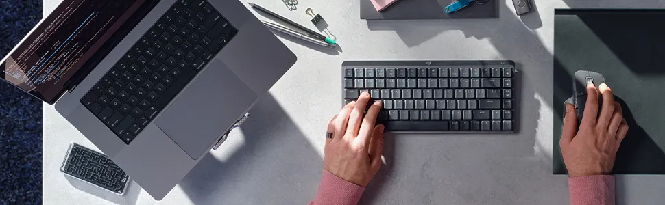 Logitech MX Mini Mechanical Wireless Keyboard overview 1