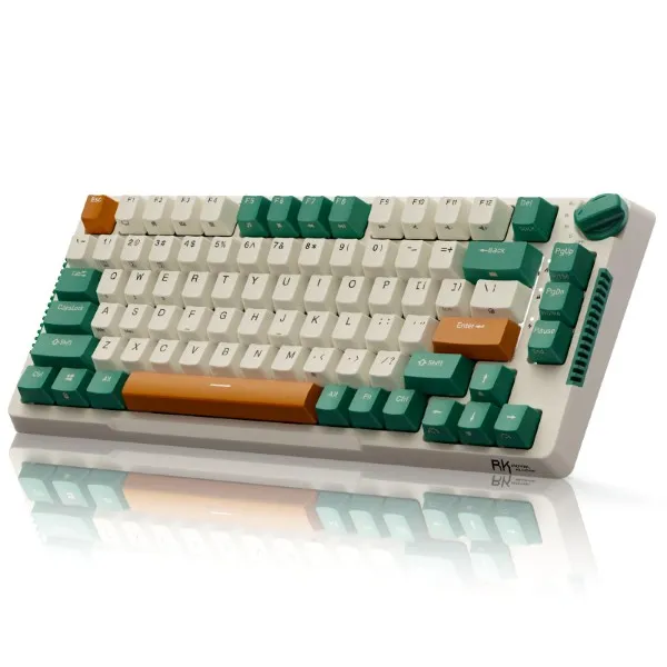 RK ROYAL KLUDGE H81 Hot Swappable Mechanical Keyboard Timing Machine SkyCyan Switch