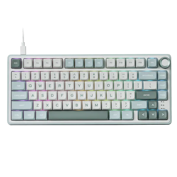 RK ROYAL KLUDGE R75 Skycyan Mechanical Keyboard Brown Switch