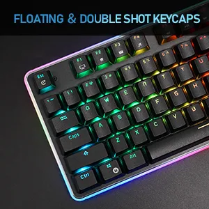 RK ROYAL KLUDGE RK918 Wired Mechanical Keyboard Blue Switch - Black overview 7