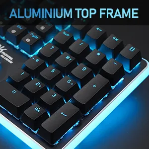 RK ROYAL KLUDGE RK918 Wired Mechanical Keyboard Blue Switch - Black overview 8
