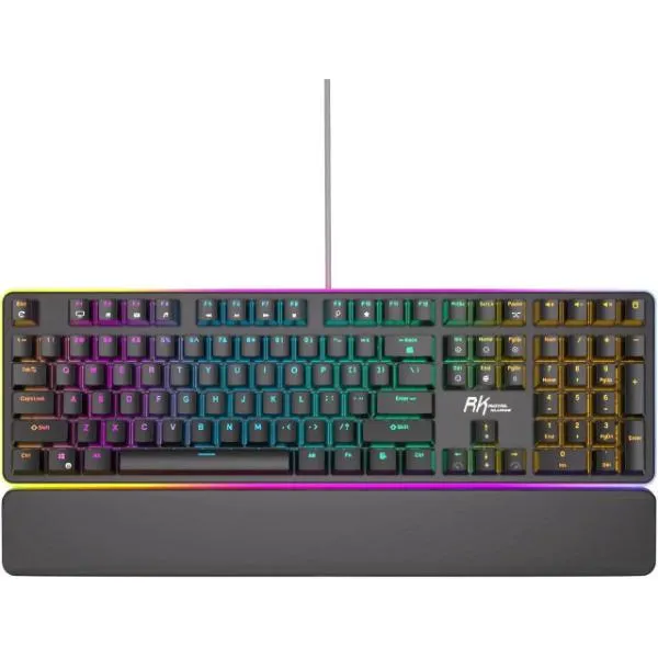 RK ROYAL KLUDGE RK918 Wired Mechanical Keyboard Brown Switch - Black
