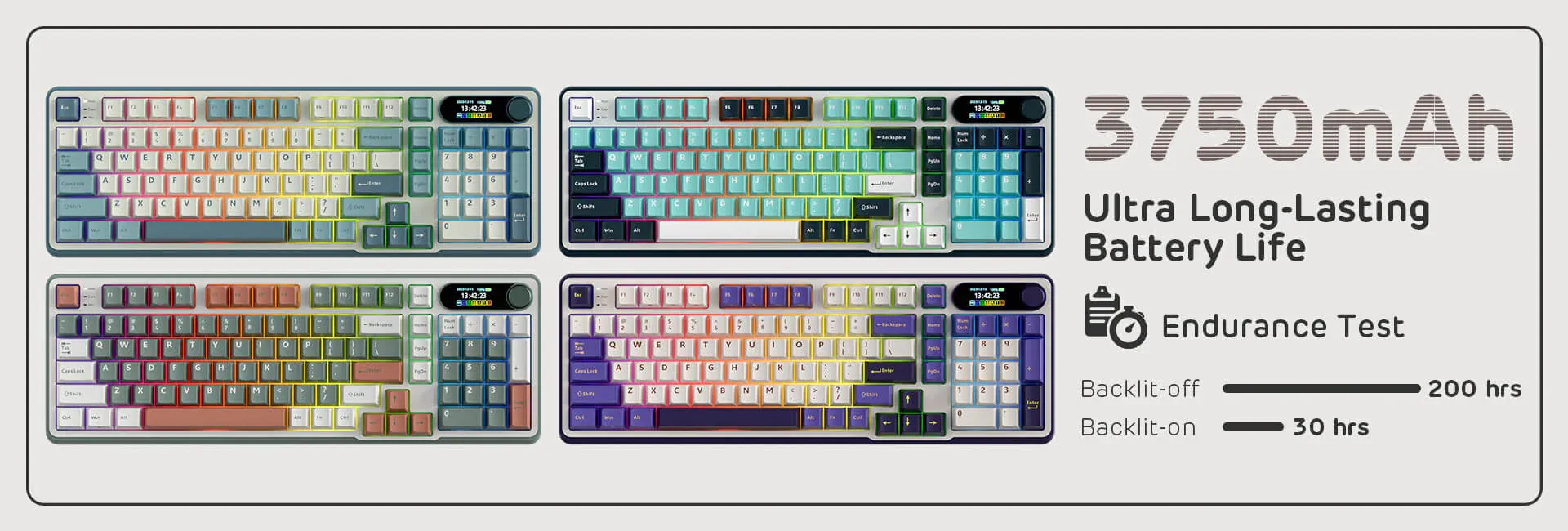 RK ROYAL KLUDGE S98 Mechanical Keyboard Light Cloud Chartreuse Switch overview 8