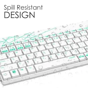 Rapoo 8000M Multi-Mode Keyboard &amp; Mouse (White) overview 4