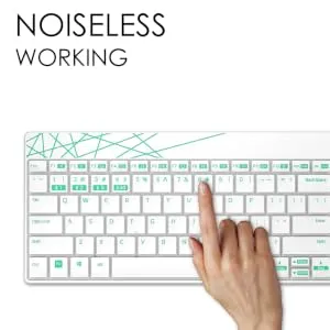 Rapoo 8000M Multi-Mode Keyboard &amp; Mouse (White) overview 5
