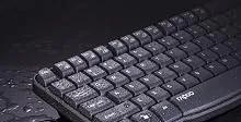 Rapoo E1050 2.4G Anti-Splash Wireless Keyboard (Black) overview 4