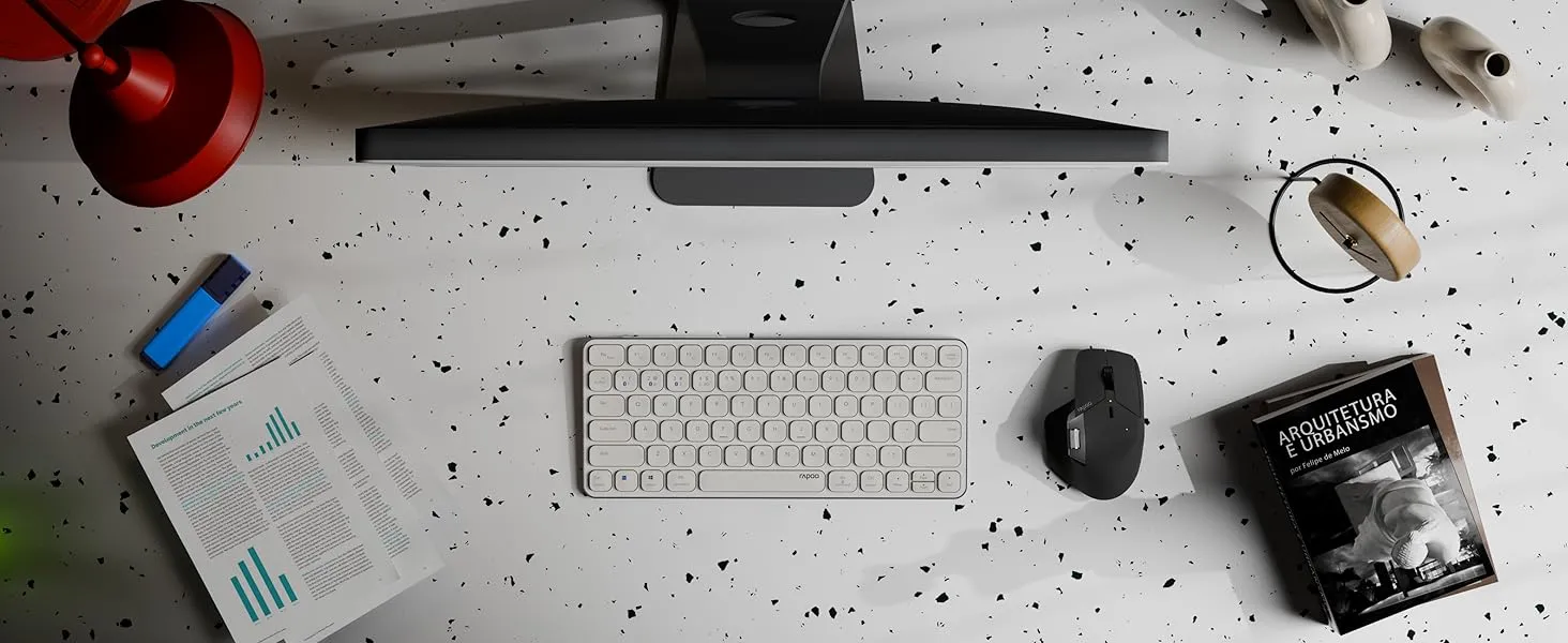 Rapoo E9050L Bluetooth Wireless Multi-Device Keyboard (4 Devices) overview 7