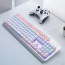 Rapoo GK500 Mechanical Gaming Keyboard Red Switches (White) overview 6