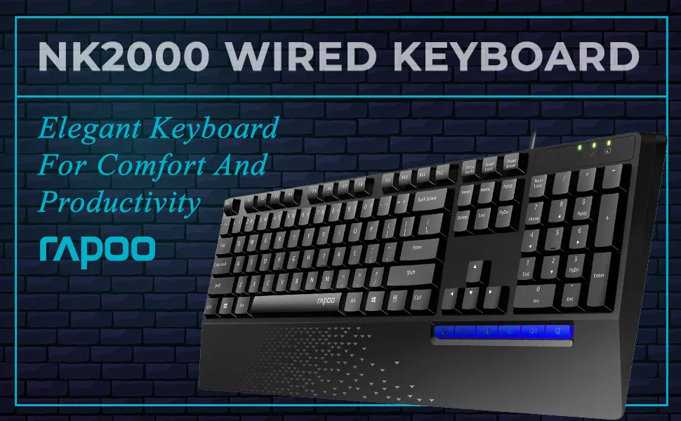 Rapoo NX2000 Keyboard And Mouse Combo overview 1