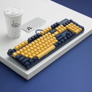 Rapoo V500 Pro Mechanical Keyboard (Yellow) overview 5