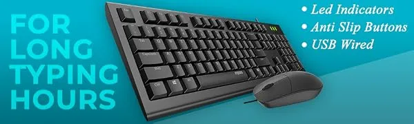 Rapoo X125S Wired Keyboard and Mouse Combo overview 2