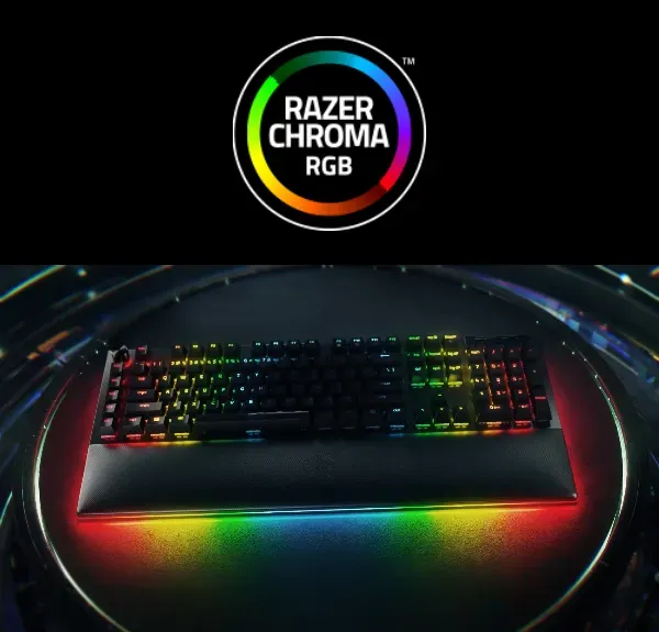 Razer BlackWidow V4 Pro Mechanical Gaming Keyboard Yellow Switches overview 1