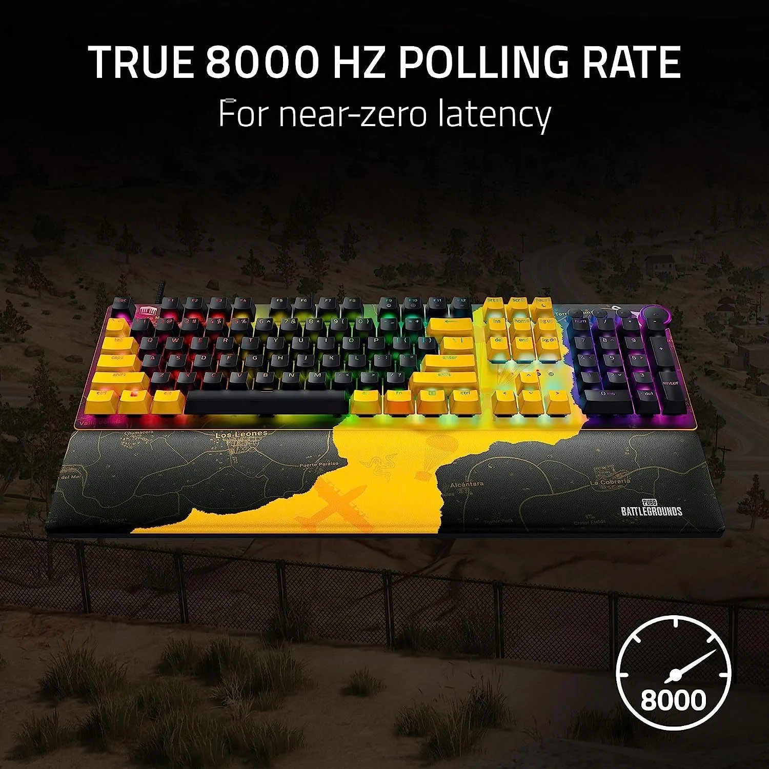 Razer Huntsman V2 PUBG - BattleGrounds Edition Gaming Keyboard Linear Optical Red Switches overview 1