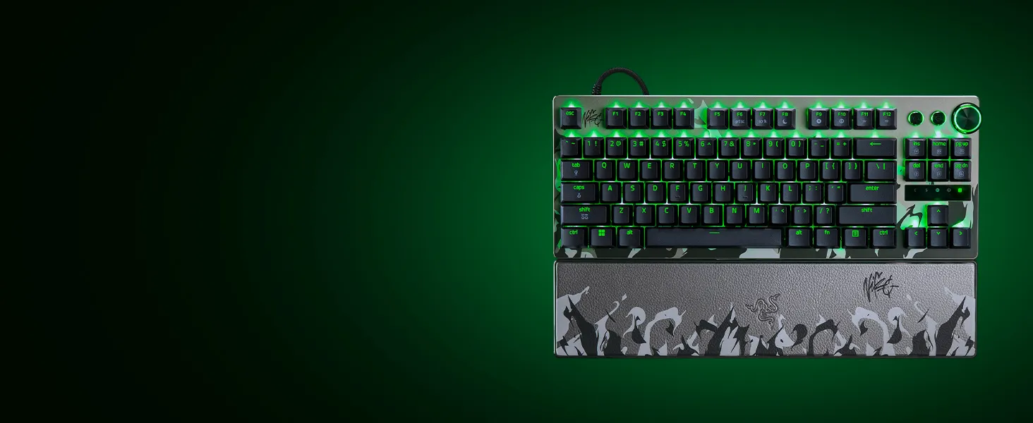 Razer Huntsman V3 Pro TKL 8KHz Esports Gaming Keyboard (Niko Edition) overview 1